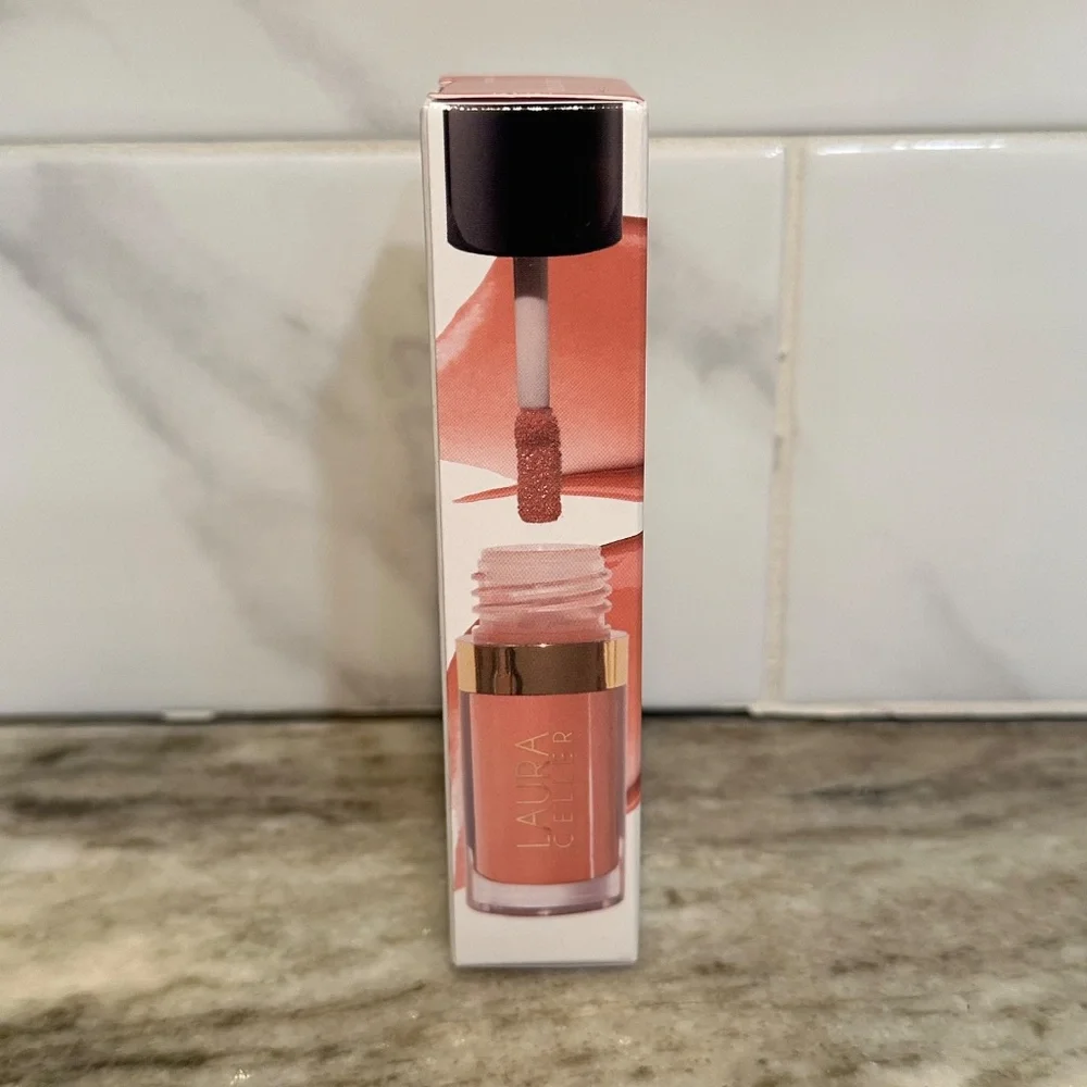 Laura Geller Treat N Go TINTED LIP OIL - Crunch Time Non-Sticky Hydrating NEW